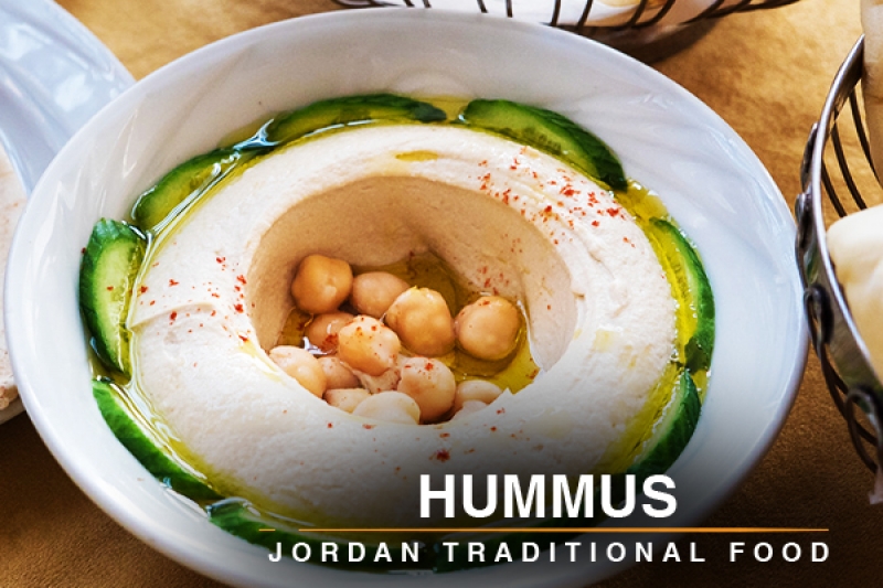 hummus Jordan traditional food