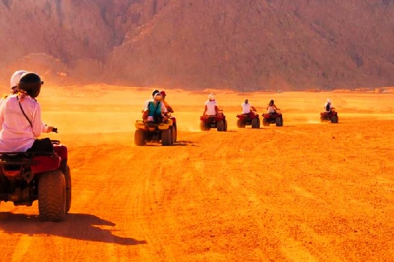 Morning Desert Safari Trip By Quad Bikes in Hurghada