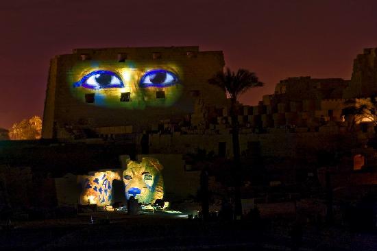Sound and Light Show at Karnak Temple in Luxor
